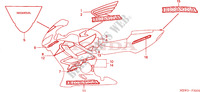 RAYURE(6) pour Honda CBR 600 F4 2001