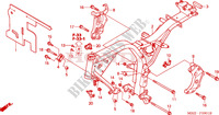 CARROSSERIE DE CHASSIS(CB600F3/4/5/6) pour Honda CB 600 F HORNET 34HP 2004