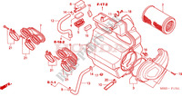 FILTRE A AIR (CB600F3/4/5/6) pour Honda CB 600 F HORNET 34HP 2006