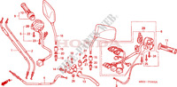 LEVIER DE GUIDON/COMMUTATEUR/ CABLE(CB600F3/4/5/6) pour Honda CB 600 F HORNET 2005