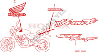 MARQUE(CB600F2) pour Honda CB 600 F HORNET 2002