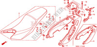 SELLE   CARENAGE ARRIERE (CB600F2/F22) pour Honda CB 600 S HORNET 34HP 2002