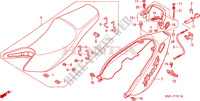 SELLE   CARENAGE ARRIERE (CB600F3/4/5/6) pour Honda CB 600 F HORNET 34HP 2003