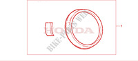 ENTOURAGE COMPTEUR   COMPTE TOURS pour Honda CB 600 S HORNET 34HP 2000