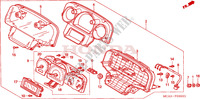 COMPTEUR(GL1800A1/A2/A3/A4/A5) pour Honda GL 1800 GOLD WING ABS 30TH 2005