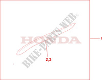 GARNITURES DE CARENAGES pour Honda GL 1800 GOLD WING Chromaflair 2002