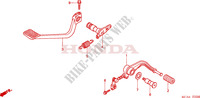PEDALE pour Honda GL 1800 GOLD WING ABS 2007
