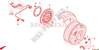 ROUE ARRIERE pour Honda GL 1800 GOLD WING ABS NAVI AIR BAG 2009