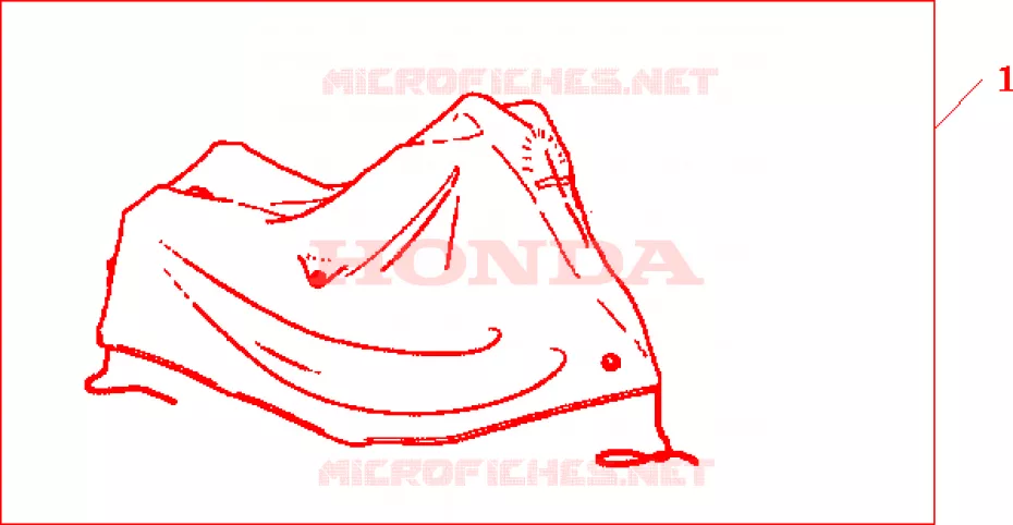 HOUSSE L Honda MOTO 1000 SP 2002  VTR1000SP2