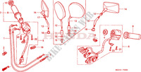 COMMODOS   POIGNEES (VTX1800C2/3/4) pour Honda VTX 1800 C 2003