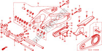 BRAS OSCILLANT (CBR900RRY,1/RE1) pour Honda CBR 929 RR FIREBLADE 2000