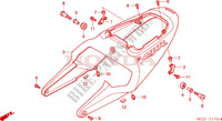 CARENAGES ARRIERE (CBR900RR2,3) pour Honda CBR 954 FIREBLADE 2003
