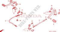 PEDALE pour Honda CBR 929 RR FIREBLADE 2000