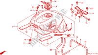 RESERVOIR A CARBURANT (CBR900RR2,3) pour Honda CBR 954 RR 2002