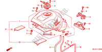 RESERVOIR A CARBURANT (CBR900RRY,1/RE1) pour Honda CBR 929 RR FIREBLADE 2001