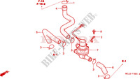 VALVE DE COMMANDE D'INJECTION D'AIR pour Honda CBR 929 RR FIREBLADE 2001