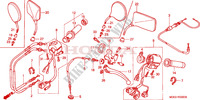 COMMODOS   POIGNEES pour Honda VT 1100 SHADOW C2 2000