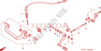 PEDALE pour Honda VT 1100 SHADOW C2 2000