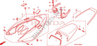 CARENAGES ARRIERE pour Honda VFR 800 VTEC ABS 2008