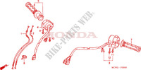 COMMODO   LEVIER   CABLE pour Honda VFR 800 VTEC TWO TONES 2008