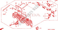 CORPS DE PAPILLON(ENS.) pour Honda CB 900 F HORNET 919 2003