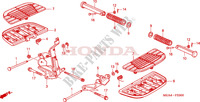 REPOSE PIED pour Honda VTX 1300 2005