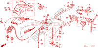 RESERVOIR A CARBURANT (VTX1300S3) pour Honda VTX 1300 2003