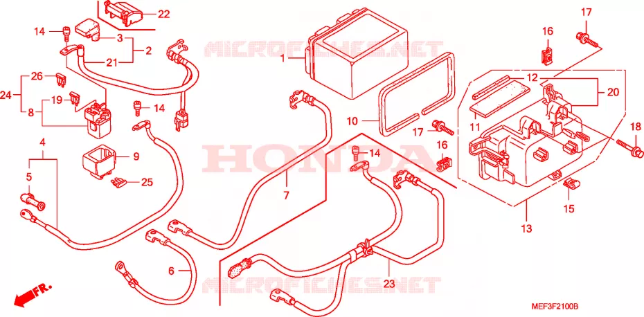 BATTERIE Honda SCOOTER 400 SILVERWING 2016  FJS400D9