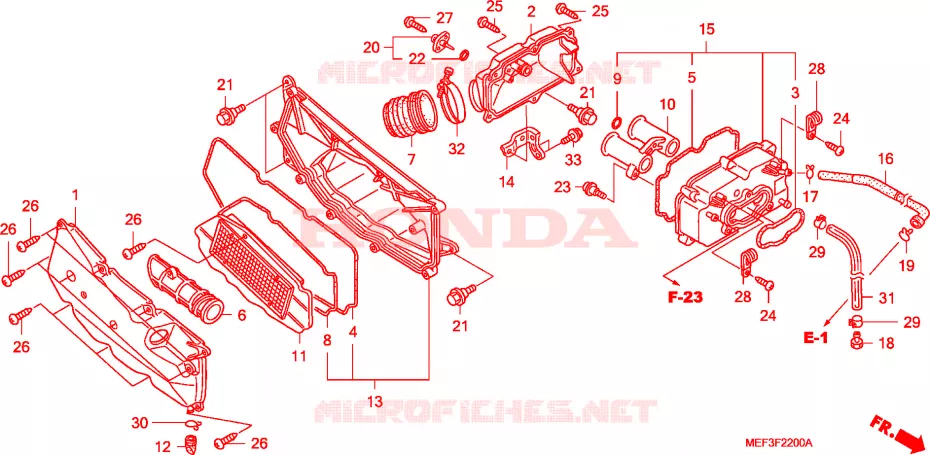 FILTRE A AIR Honda SCOOTER 400 SILVERWING 2015  FJS400D9