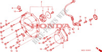 CARTER MOTEUR DROIT pour Honda CB 1300 BI COULEUR 2004
