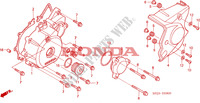 CARTER MOTEUR GAUCHE pour Honda CB 1300 BI COULEUR 2005