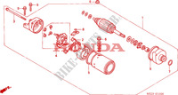 DEMARREUR pour Honda CB 1300 BI COULEUR 2005