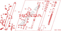 FOURCHE pour Honda CB 1300 BI COULEUR 2005