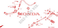 PEDALE pour Honda CB 1300 BI COULEUR 2005