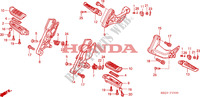 REPOSE PIED pour Honda CB 1300 BI COULEUR 2005