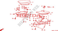 VIDE POCHE pour Honda CB 1300 ABS FAIRING 2005
