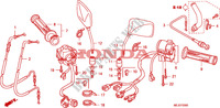 COMMODO   LEVIER   CABLE pour Honda CB 1300 ABS FAIRING 2006