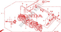 CORPS DE PAPILLON(ENS.) pour Honda CB 1300 ABS FAIRING 2006