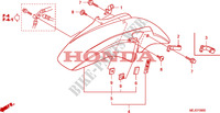 GARDE BOUE AVANT pour Honda CB 1300 S FAIRING 2007