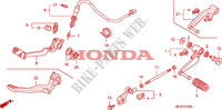 PEDALE pour Honda CB 1300 ABS FAIRING 2006