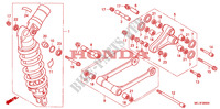 AMORTISSEUR ARRIERE pour Honda CBR 1000 RR FIREBLADE 2007