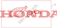ANTIVOL U HONDA pour Honda CBR 1000 RR FIREBLADE REPSOL 2007