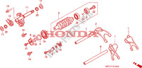 BARILLET DE SELECTION pour Honda CBR 1000 RR FIREBLADE 2004