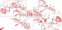 CLIGNOTANT  pour Honda CBR 1000 RR FIREBLADE REPSOL 2007