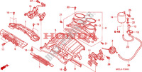 CONDUITE D'ADMISSION AIR/VALVE SOLENOIDE(CBR1000RR4/5) pour Honda CBR 1000 RR REPSOL 2005