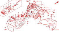 GARDE BOUE ARRIERE  pour Honda CBR 1000 RR FIREBLADE HRC 2007