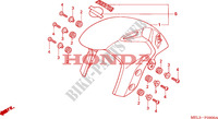 GARDE BOUE AVANT pour Honda CBR 1000 RR REPSOL 2005