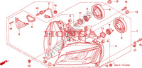 PHARE pour Honda CBR 1000 RR FIREBLADE REPSOL 2005