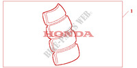 PROTECTION DE RESERVOIR pour Honda CBR 1000 RR FIREBLADE 2007