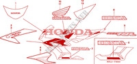 RAYURE/MARQUE(4) pour Honda CBR 1000 RR FIREBLADE 2005